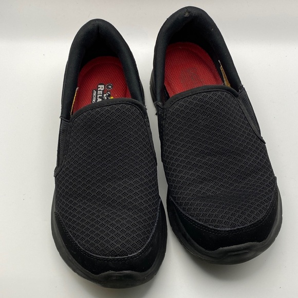 Skechers Black Mesh Slip-On Shoes
774 - Picture 1 of 7